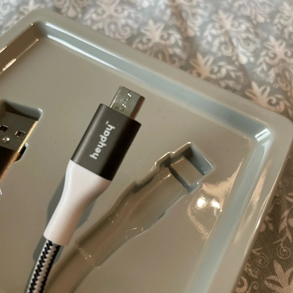 Heyday micro usb for Android 4 ft charging cable